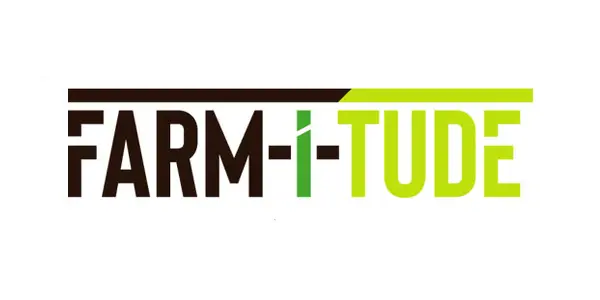 Farm-i-Tude logo, agricultural media and education partner of American Drone Network